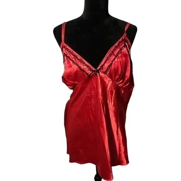 Chiffon & Lace Robe & Babydoll Set. Size 3x - Picture 3 of 11